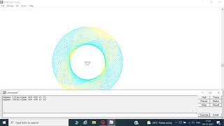 How to make Stunning Multi Color Ellipse in MSWLogo with Commands in Description Net Worth