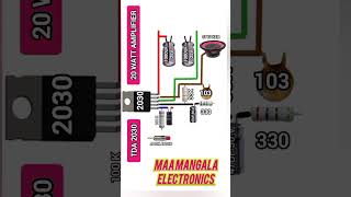 TDA 2030 IC 20 Watt Audio Amplifier Diagram