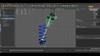 Shocks_Absorber_Rigging_Tutorial in 3 mins #maya # rigging #maacmalleswaram