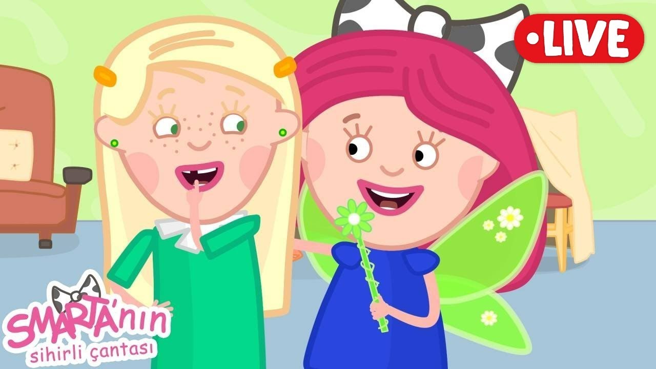 🔴 Çocuklar için çizgi film! Smarta ile kız oyunları!