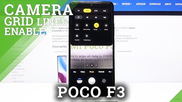 How to Use Camera Grid Lines on XIAOMI POCO F3 – Turn On Camera Grid Lines