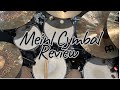 New Church cymbals. Meinl studio select cymbal set