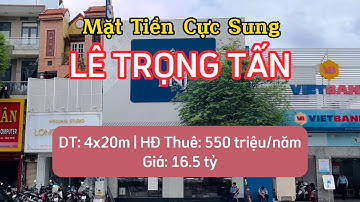 BÁN CĂN MẶT TIỀN LÊ TRỌNG TẤN, QUẬN TÂN PHÚ - NGAY CỔNG TRƯỜNG ĐẠI HỌC CÔNG THƯƠNG TP HCM