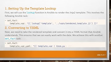 Creating Variables in Ansible Without Intermediate Files Using Jinja2 Templates