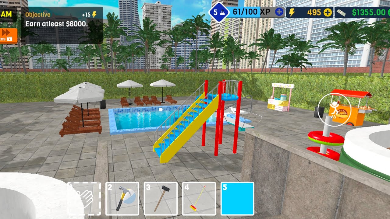 New Besic Louncher Waterpark Owner Simulator (Android Gameplay)#6 