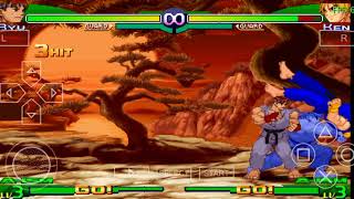 Street Fighter Alpha 3 Super moves(Ryu). Ppsspp emulator on Android. #gaming #streetfighter #gamer screenshot 2