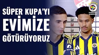 Jayden Oosterwolde Ve Mert Müldürden Şampiyonluk Açıklamaları Süper Kupayı Evimize Ürüyoruz