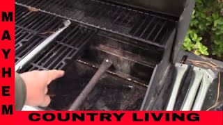 Replacing burners on a Kenmore gas grill