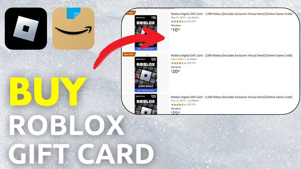 How To Buy An Online Roblox Gift Card On Amazon YouTube 