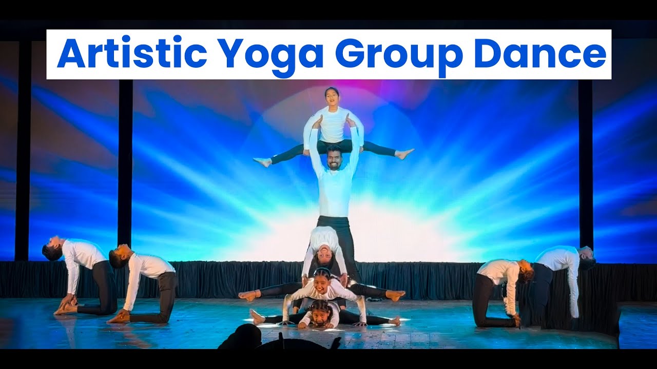Artistic Yoga Group Dance 2025 | khoya hai Song |Yog Se Yogya-Pimpri Pune  by Suraj Kushwaha