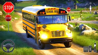 Offroad High School Bus Driver Simulator - Bus Driving Simulator 3D - Android GamePlay screenshot 5