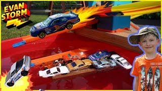 Evan Storm'S Hot Wheels Ultimate Track Builder Backyard Challenge #2