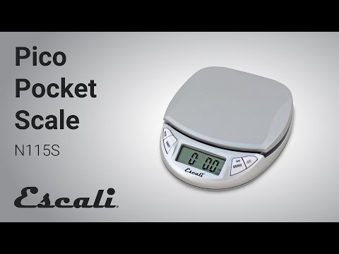 Escali Mini Pico Silver Kitchen Scale