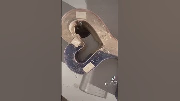 Finishing up this handle for a custom order board! The epoxy on this one turned out gorgeous! Video