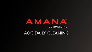 05 - Oven Maintenance: Daily Cleaning (AOC)