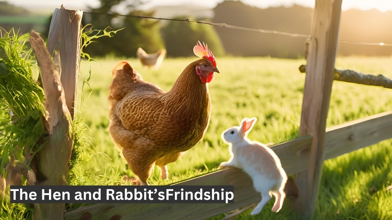The Unlikely Friendship of the Hen and the Rabbit - YouTube