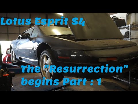 Lotus Esprit "The Resurrection" Begins! Disassembly Part 1. From Lucore Automotive