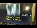✔ TV SIRAGON 43 LED 7443 smart tv, rayas de colores, solución rápida ✔