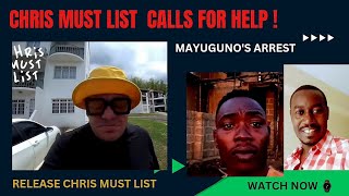 Trinidad 🇹🇹 Drama:@ChrisMustListPleads for Help;@iammayuguno5148Arrest.