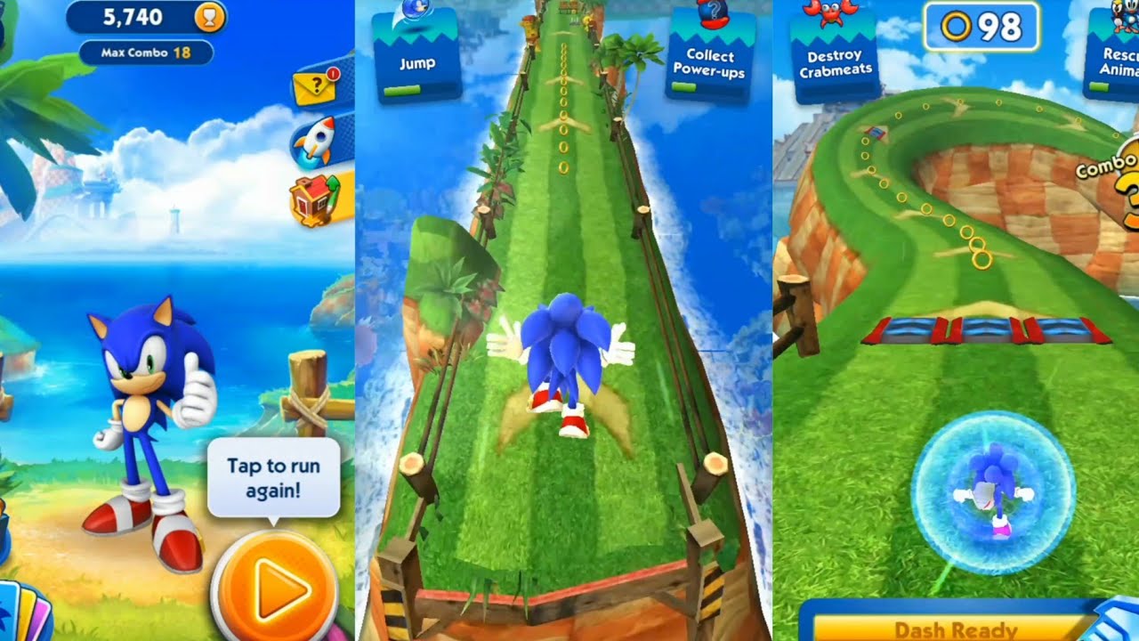 Sonic Dash - Endless Running & Racing Game | Best Running Game 2025 ...