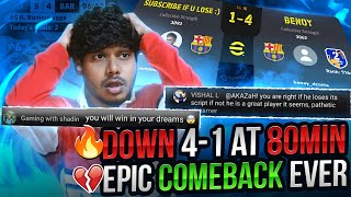 DOWN 4-1 AT 80min 💔 BEST COMEBACK EVER??? 😱 CR7 MENTALITY #efootball