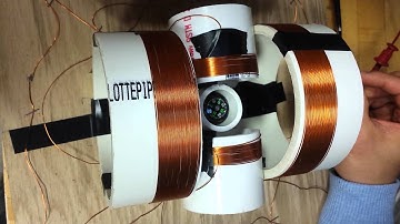 Old video of engineering project: Helmholtz Coil Force Field