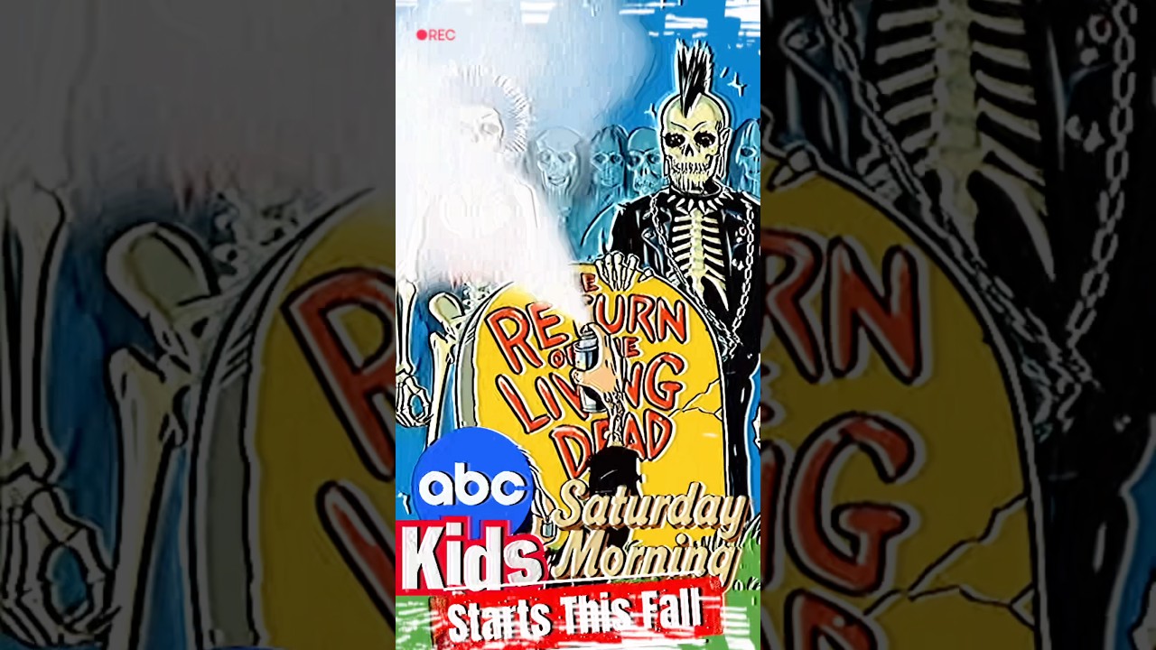 The Return Of The Living Dead Saturday Morning Cartoon Parody | #horror #halloween #shorts