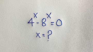 Singapore | A Nice Olympiad Algebra problem | Exponential expression Solution :X=?