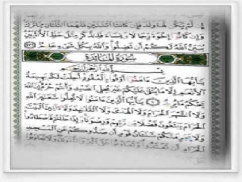 ما تيسر من سورة المائدة أبو العينين شعيشع