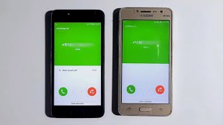Dual Samsung J2 Prime incoming call With Over The Horizon Ringtones
