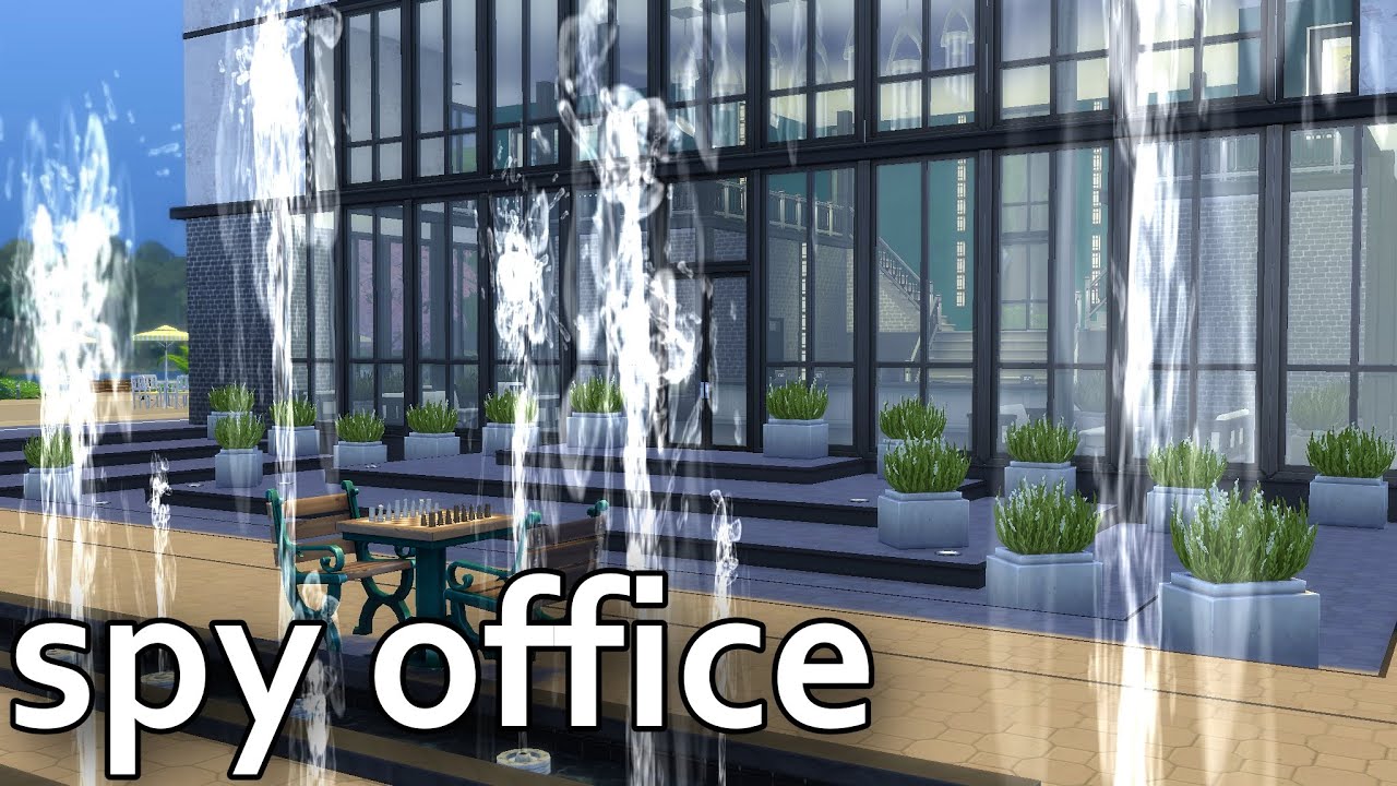 SPY Office for the secret agent career - The Sims 4 - YouTube