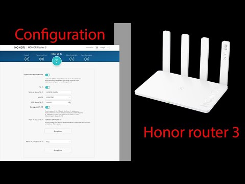 Configuration Honor router 3 4K FR