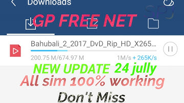 Gp free net 2 mbps speed 100 % working for all with proved