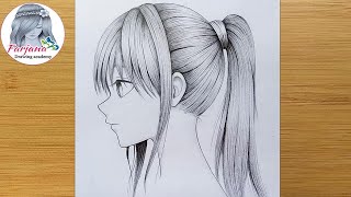 ... || manga girl pencil sketch ► used things 1. name : dom...