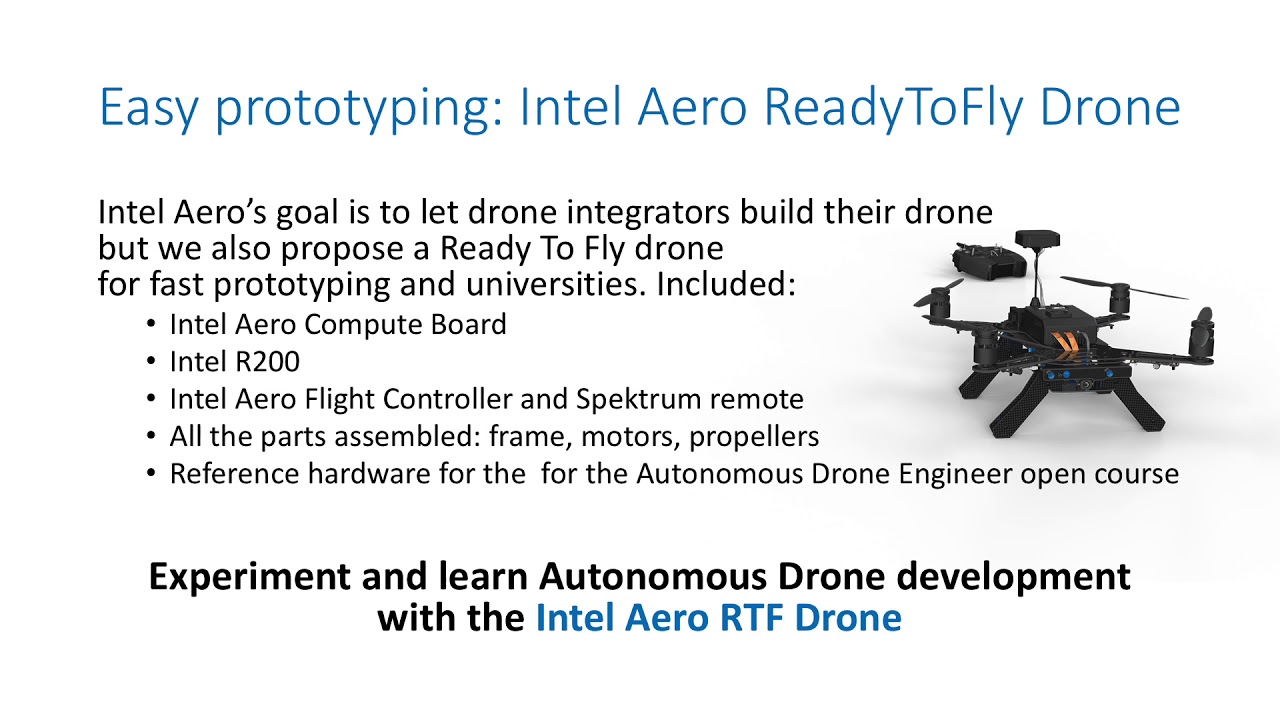 intel rtf drone