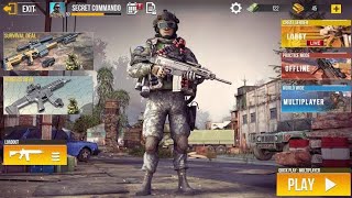 real comando secret mission - free  FPS games android gameplay 1 to 10 level screenshot 3