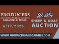 6/17/2025 - Sheep & Goat Auction - Producers Livestock Auction Company