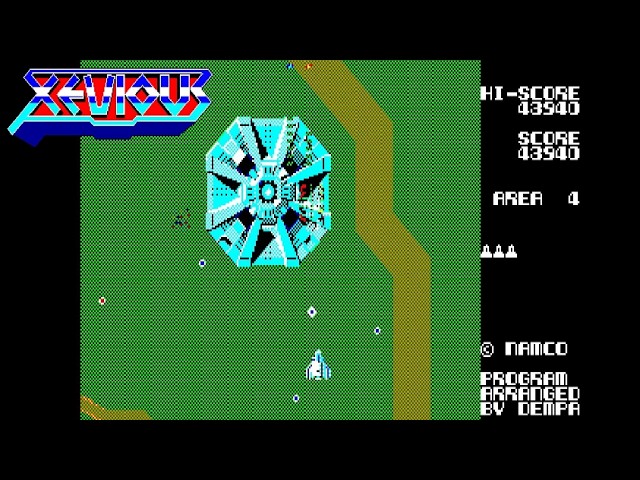 X1】ゼビウス【1周クリアまで】(全16面) - YouTube