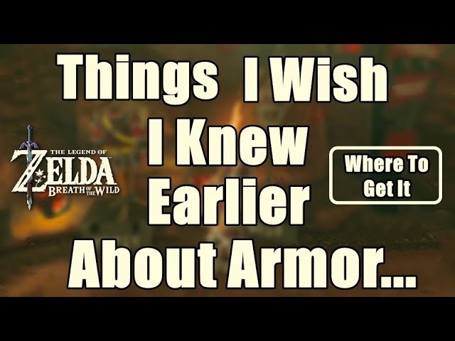 9 Things I Wish I Knew Before I Started Zelda: Breath of the Wild 