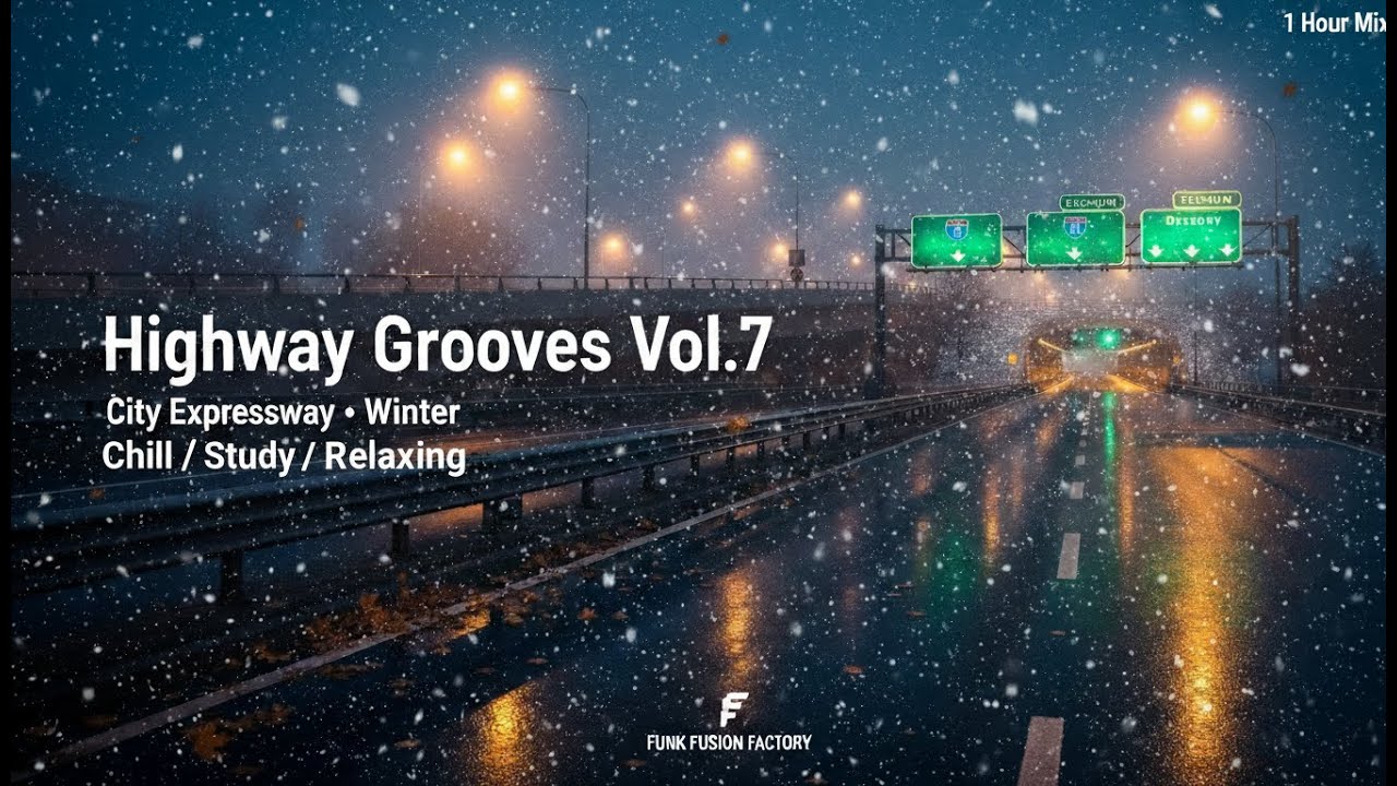 Chill Disco Funk Road Trip | 1 Hour Mix (Study/Work/Drive) — Highway Grooves Vol.7
