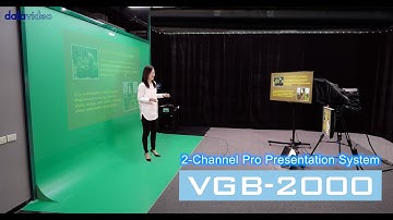 【Official】The Master of Producing Online Lecture Video - VGB-2000 Pro Presentation System｜Datavideo