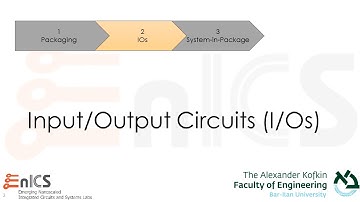 DVD - Lecture 10c: I/O Circuits - Analog IOs, ESD Protection, Pad Configurations