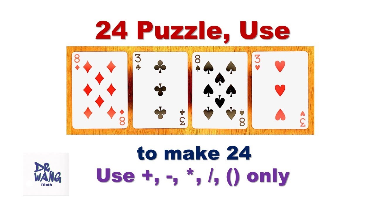 24 Puzzle A Popular 24 Points Card Game in China and Hong Kong