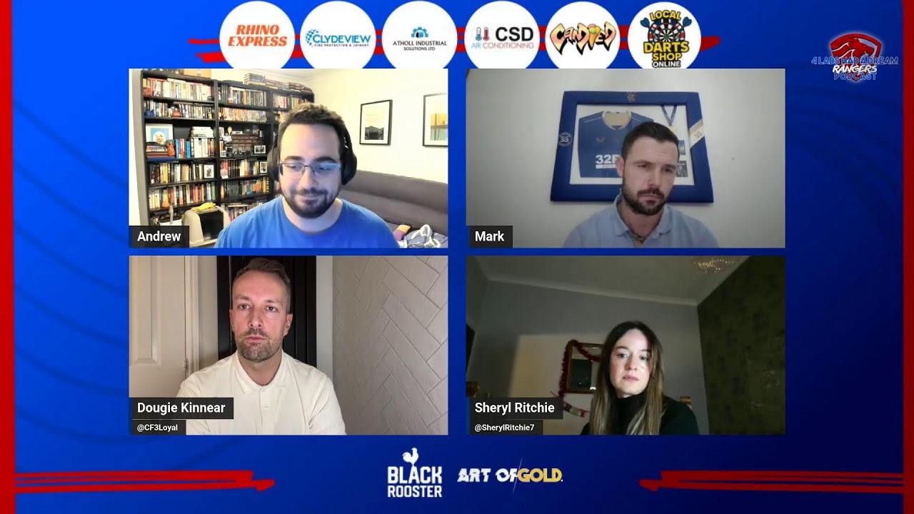 4 Lads Rangers Post Match Reaction - Rangers fumble to a draw in Tannadice