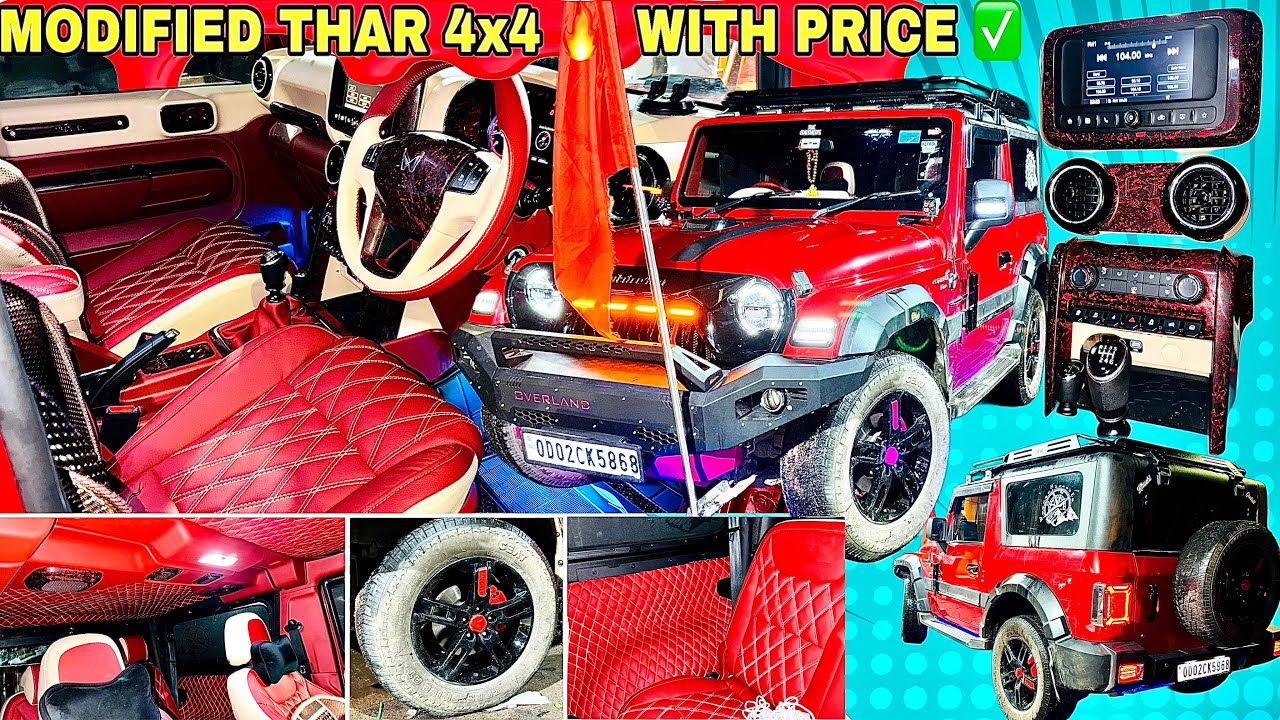 Thar Normal Modification Ultimate Thar Modified 4x4 2024 | Thar 2024 modification 🤩 Thar ...