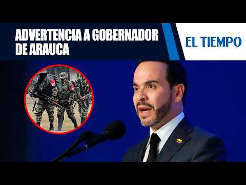 President Abelardo issues a stern warning to the governor of Arauca over illegal ties