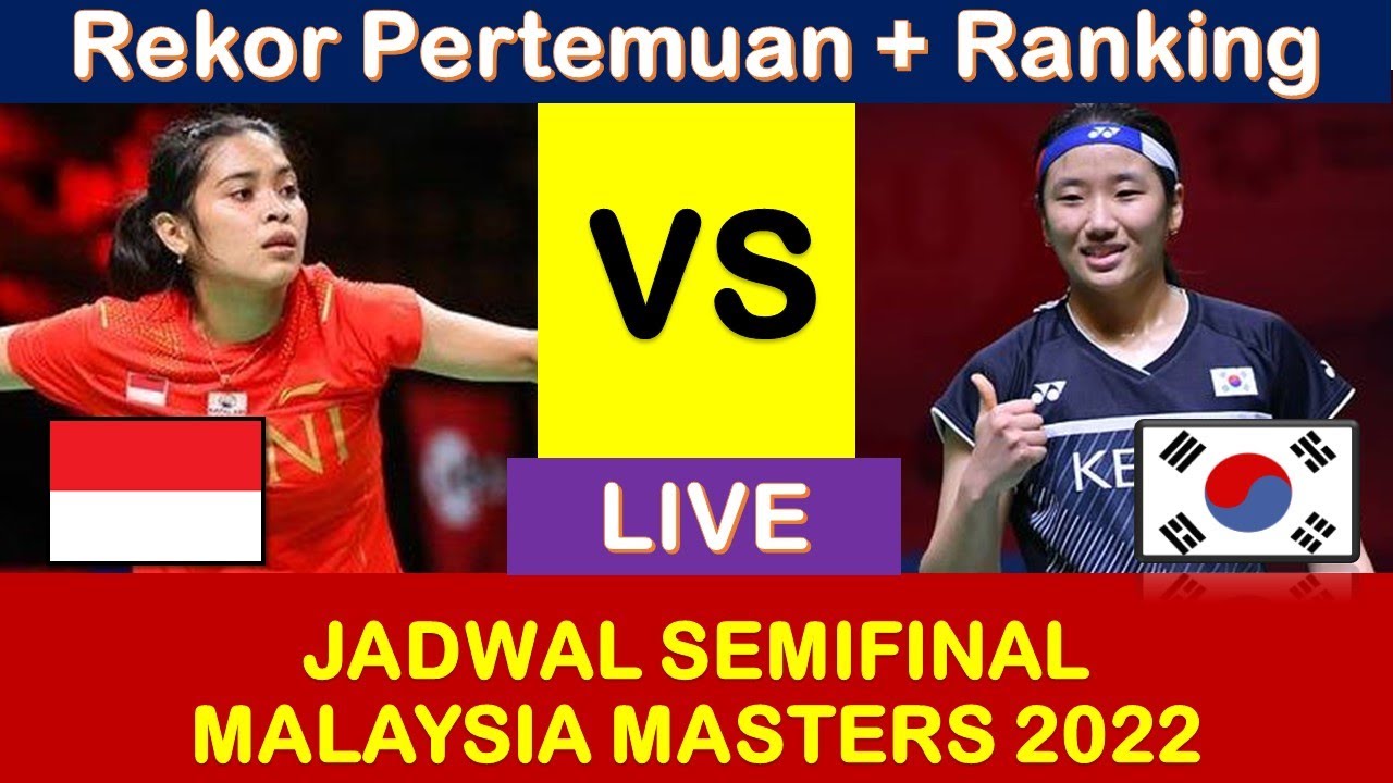 Jadwal Semifinal Badminton Malaysia Masters 2022, 5 Wakil Indonesia