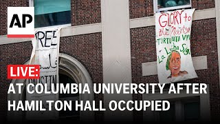 LIVE: Columbia University threatens expulsion after protesters occupy building