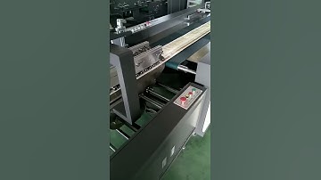printing Inspection machine links to auto gluer mechanical design