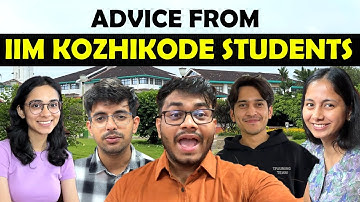 CAT 2025 advice from IIM Kozhikode Students! #cat2025 #iim #mba